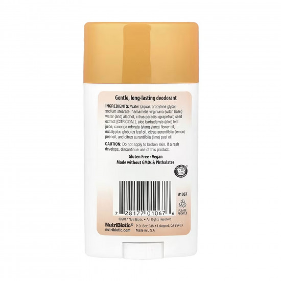 Nutribiotic Deodorant - 75g Mango Melon 2023-10-5474 Nutribiotic Deodorant - 75g Mango Melon 2023-10-5474