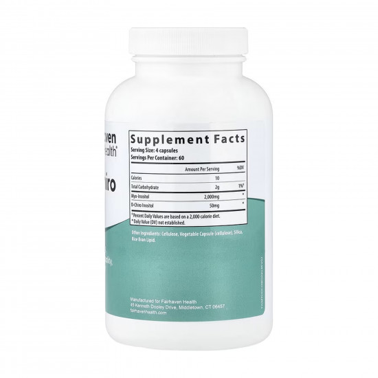 Fairhaven Health Myo + D-Chiro Inositol - 240 caps 2023-10-5485 Fairhaven Health Myo + D-Chiro Inositol - 240 caps 2023-10-5485