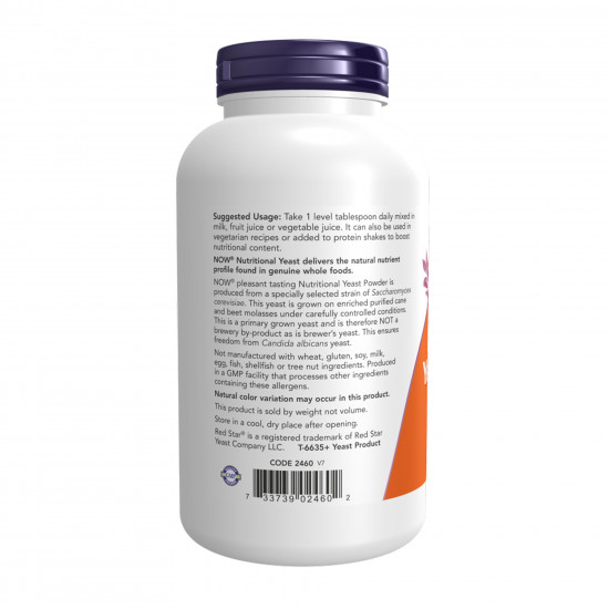 Now Foods Nutritional Yeast Powder - 284g 2023-10-4710 Now Foods Nutritional Yeast Powder - 284g 2023-10-4710