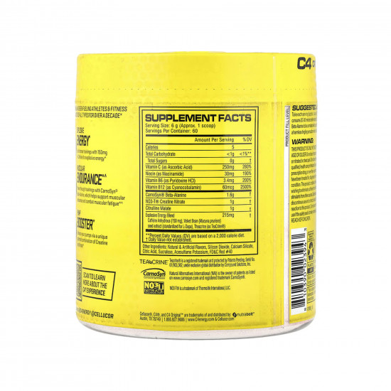 Cellucor C4 Original - 408g Fruit Punch (До 09.25) 2023-10-5511 Cellucor C4 Original - 408g Fruit Punch (До 09.25) 2023-10-5511