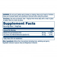 Opti Zinc 30mg - 60 vcaps