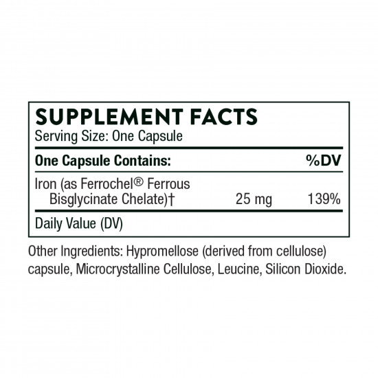 Iron Bisglycinate - 60 tabs Iron Bisglycinate - 60 tabs