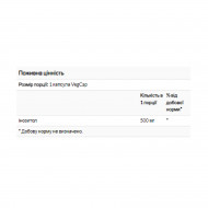 Inositol 500mg - 100 vcaps