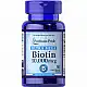 Puritans Pride Biotin 10000mcg - 100caps 100-50-4681582-20