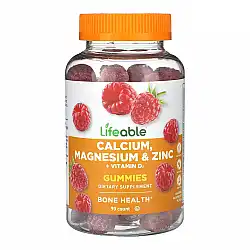 Calcium Magnesium & Zinc + Vitamin D Adult - 90 gummies