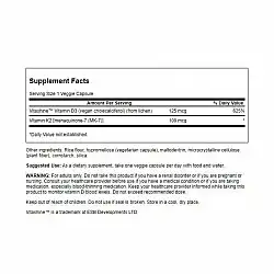 Extra Strength D3 & K2 5000 Iu & 100mcg - 60 vcaps