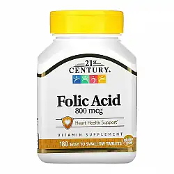 Folic Acid 800 mcg - 180 tabs