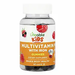 Multivitamin with Iron Kids - 60 gummies
