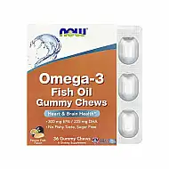 Omega-3 Fish Oil - 36 Gummy Chews (Пошкоджена упаковка)