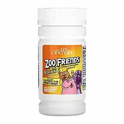 Zoo Friends Multi with Extra C - 60 chewable tabs