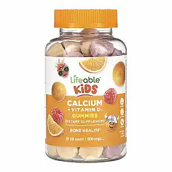 Calcium + Vitamin D Kids - 60 gummies (Пошкоджена кришка)