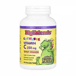 BigFriends Vitamin C 250mg - 90 tabs Orange