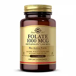 Folate 1000 mcg (as Metafolin) - 120 tabs