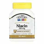 Niacin 500 mg - 100 tabs