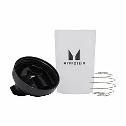 Plastic Shaker - 600ml Clear Black