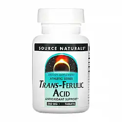 Trans-Ferulic Acid 250mg - 30 tabs (Повреждена банка)