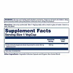 Turmeric Root Extract 300m - 60 vcaps