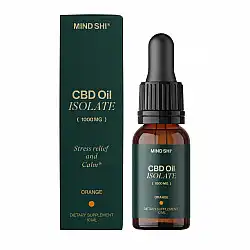 CBD Oil Isolate 1000 mg Orange - 10 ml