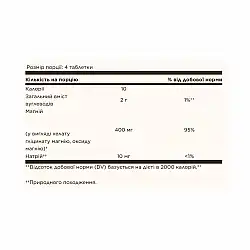 Chelated Magnesium - 100 tabs