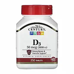 D3 50 mcg (2000 IU) - 250 tabs