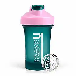 Shaker - 400ml Green Pink