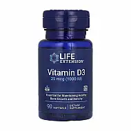 Vitamin D3 25 mcg (1000 IU) - 90 softgels