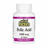 Folic Acid 1mg - 90 tabs