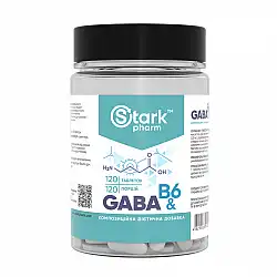 GABA & B6 500mg - 120 tabs