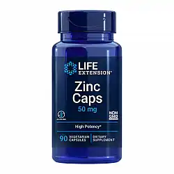 Zinc Caps 50mg - 90 veg caps (Повреждена банка)