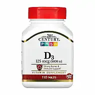 D3 125 mcg (5000 IU) - 110 tabs