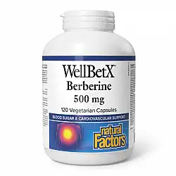 WellBetX Berberine 500mg - 120 vcaps