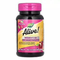 Women's 50+ Complete Multivitamin - 50 tabs (Пошкоджена банка)