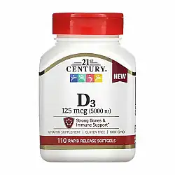D3 125 mcg (5000 IU) - 110 softgels