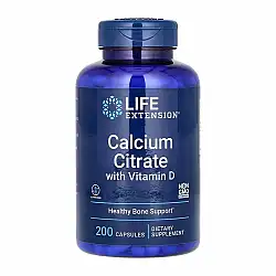 Calcium Citrate with Vitamin D - 200 caps
