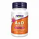 Now Foods A & D 10000/400 - 100 sgels 2022-09-1181