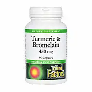 Turmeric & Bromelain 450mg - 90 caps