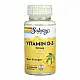 Solaray Vitamin D-3 50mcg - 60 lozenges 2023-10-6967