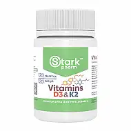 Vitamin D3 & K2 - 120 tabs (Пошкоджена кришка)