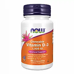 VIT D-3 1000 IU Chewable Fruity - 180 loz