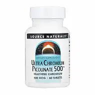 Ultra Chromium Picolinate 500™ 500 mcg - 60 tabs