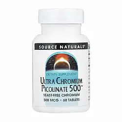 Ultra Chromium Picolinate 500™ 500 mcg - 60 tabs
