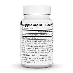 Acetyl L-Carnitine 500 mg - 30 tabs