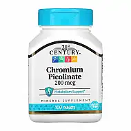 Chromium Picolinate 200 mcg - 100 tabs