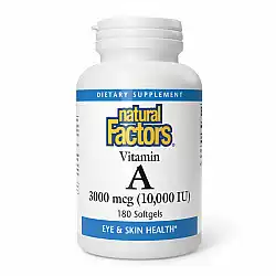 Vitamin A 3000mcg 10000IU - 180 softgels