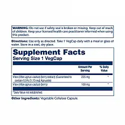 Vitex Chaste Berry Extract 225mg - 60 vcaps