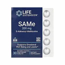 SAMe 200mg - 30 enteric-coated vegetarian tabs