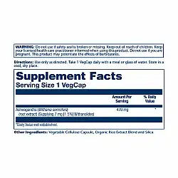 Ashwaganda Root Extract 470mg - 60vcaps