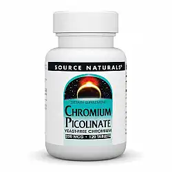 Chromium Picolinate 200 mcg Yeast Free - 120 tabs
