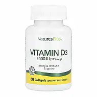 Vitamin D3 5000 IU - 60 softgels
