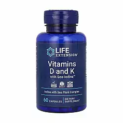 Vitamins D and K with Sea-Iodine™ - 60 caps (Пошкоджена банка)